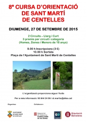 8ª CURSA D'ORIENTACIÓ DE SANT MARTÍ