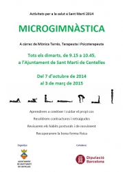 Nova edició del Taller de Microgimnàstica