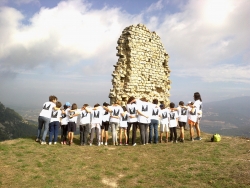 Sortida del CEIP Valldeneu al castell de Sant Martí