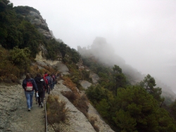 Visita de l´IES Pere Barnils de Centelles al castell