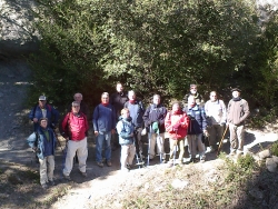 Visita del Centre Excursionista de Molins al castell