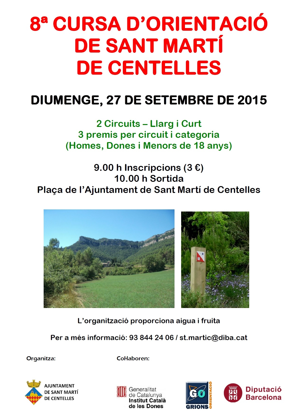 8ª CURSA D'ORIENTACIÓ DE SANT MARTÍ