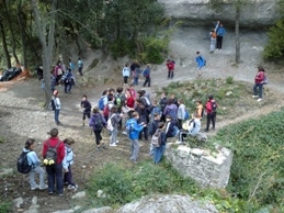 Visita del CEIP \"La Muntanya\" d'Aiguafreda al castell