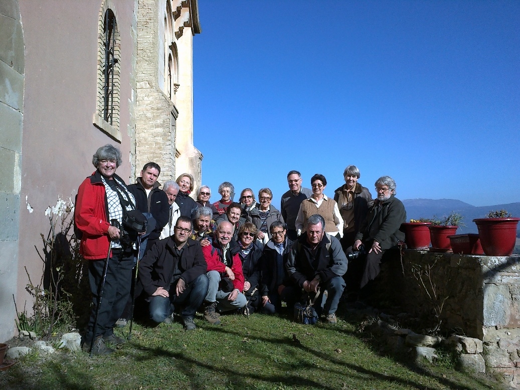 Visita del Centre Excursionista de Catalunya al castell